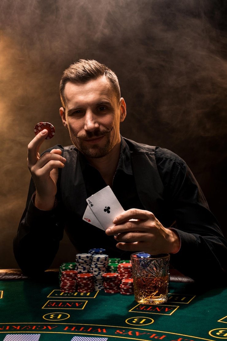 Ilustrasi pengguna membuat catatan anggaran dan batasan waktu saat hiburan casino digital